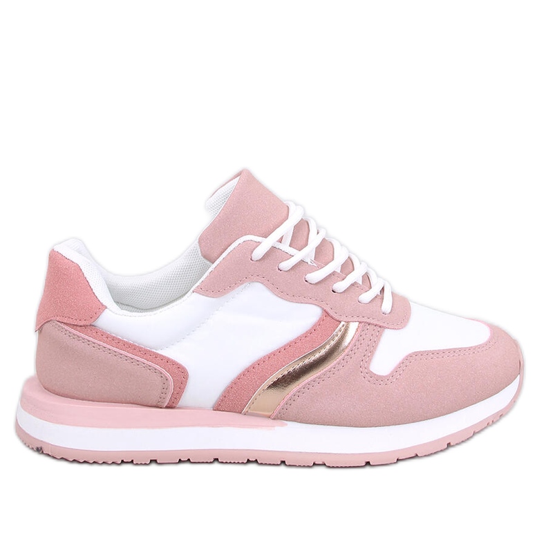 Carthy Pink Damen-Sneaker weiß