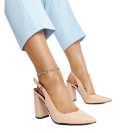 Offene Pumps von Wechsler in Beige