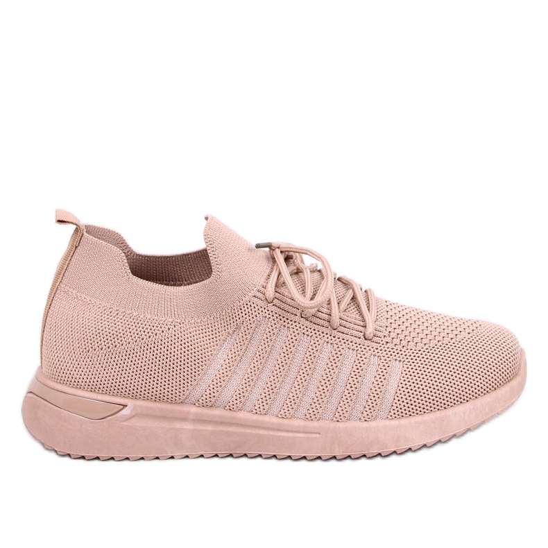 Sharpe Khaki Socken-Sportschuhe beige