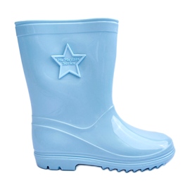 Kinderkautschuk Galoshes hellblau
