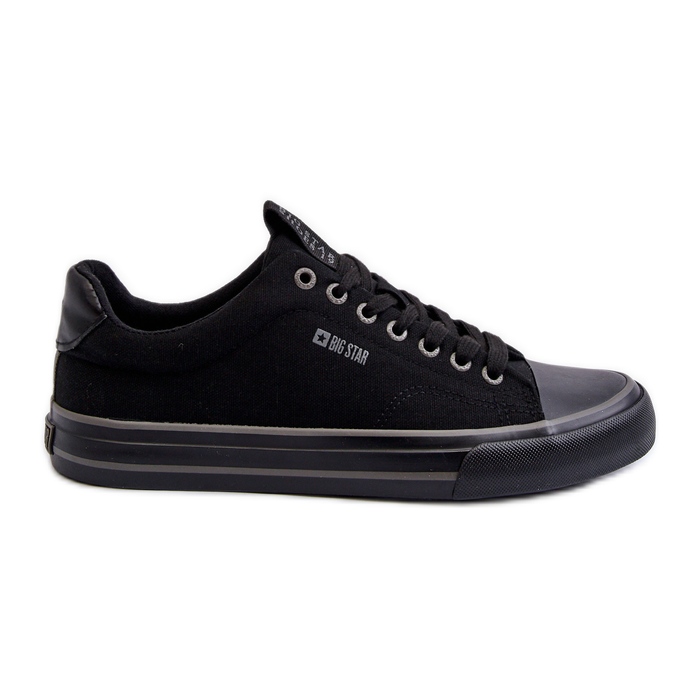 Niedrige Herren-Sneaker Big Star NN174005 Schwarz