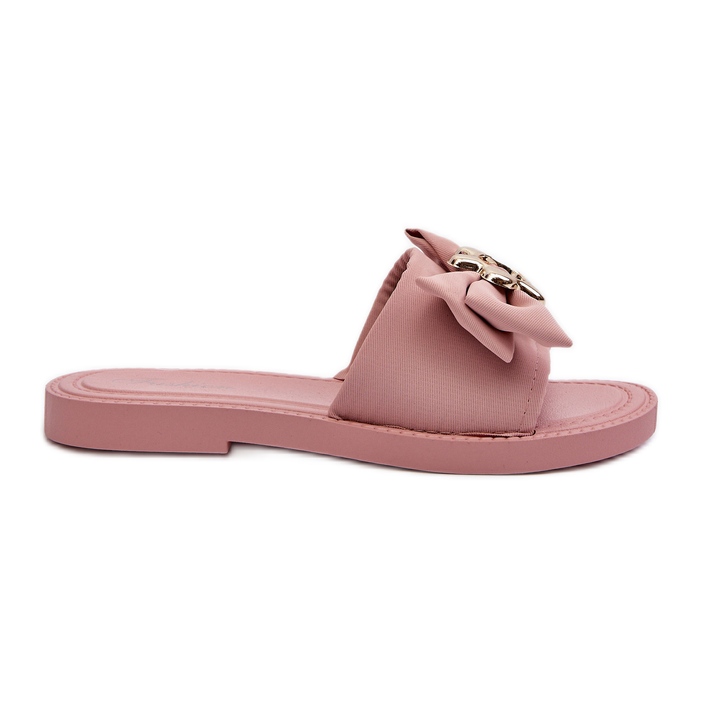 Damen-Flip-Flops mit Schleife, rosa Arsicada
