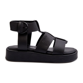 Damen Sandalen Big Star NN274071 Schwarz