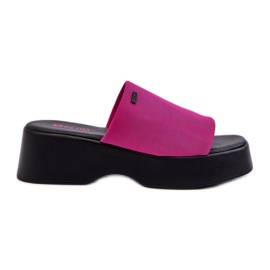 Damen-Flip-Flops Big Star NN274026 Fuchsia rosa