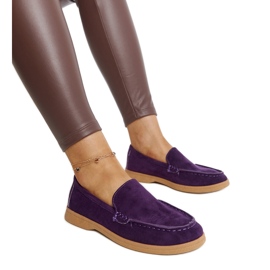 Lila Wildlederschuhe von Rumay