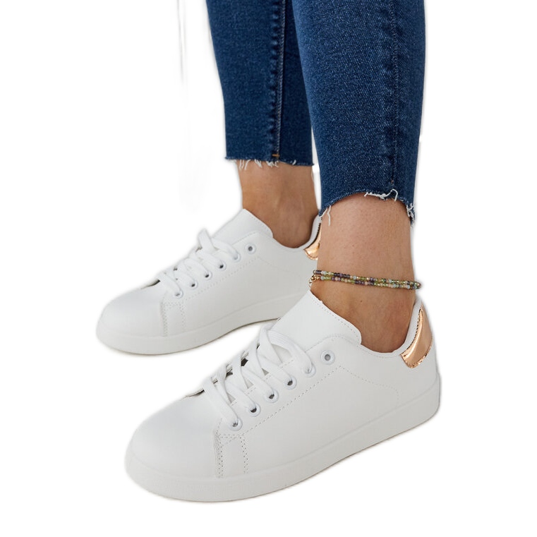 Weiße Birikti-Plateau-Sneaker