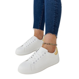 Weiße Birikti-Plateau-Sneaker