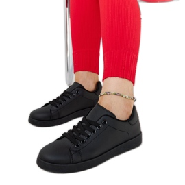 Schwarze Birikti-Plateau-Sneaker