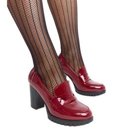 Rote Lackpumps mit hohem Absatz von Licoletta