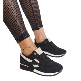 Schwarze Rosilda-Plateau-Sneaker