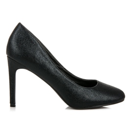 Comer Glänzende Pumps schwarz