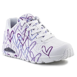 Skechers JGoldcrown Uno Lite Schuhe - Spread the Love W 155507-WLPR weiß