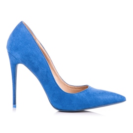 Vices Pumps an einer Nadel blau