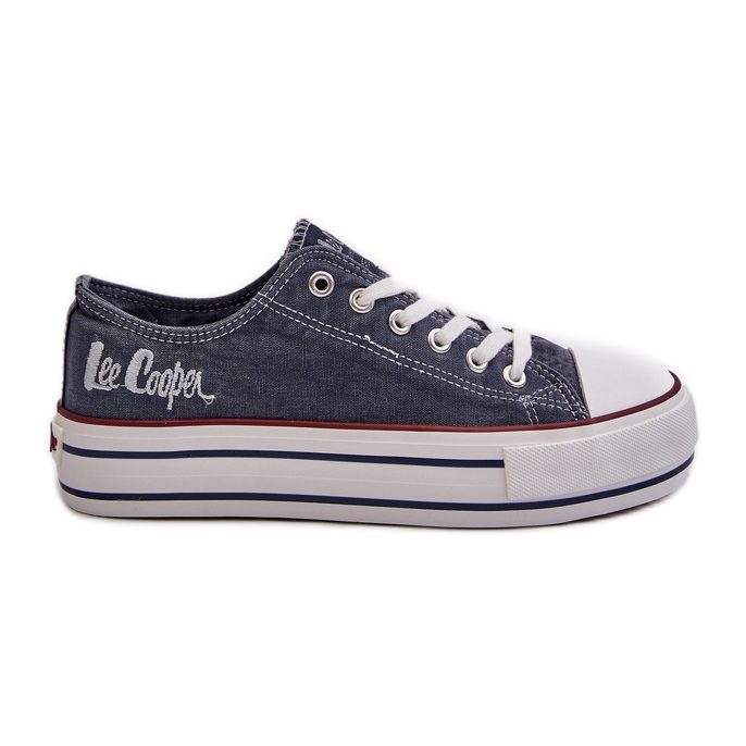 Damen-Sneaker mit dicker Sohle Lee Cooper LCW-24-31-2220 Marineblau