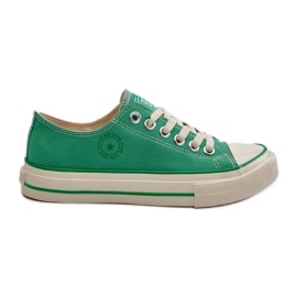 Niedrige Damen-Sneaker Big Star NN274268 Grün