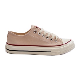 Niedrige Damen-Sneaker Big Star NN274272 Beige