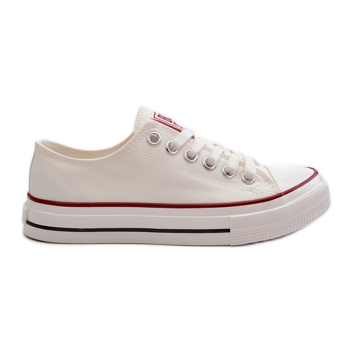 Niedrige Damen-Sneaker Big Star NN274274 Weiß