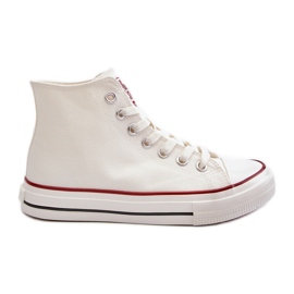 Hohe Damen-Sneaker Big Star NN274276 Weiß