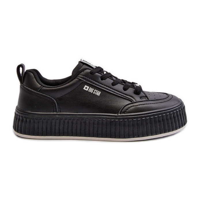 Damen-Plateau-Sneaker Big Star NN274255 Schwarz