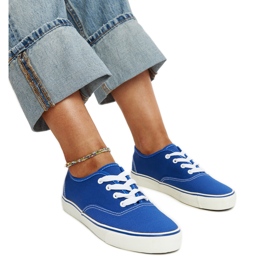 Blaue klassische Erla-Sneaker