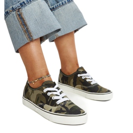 Erla grüne Militärsneaker