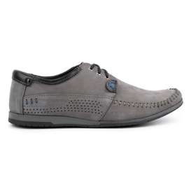 KOMODO Schuhe Herrenmokassins 875 grau