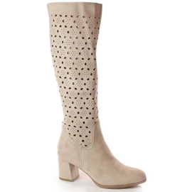 M.Daszyński-Stiefel mit Absatz W SA156-10 SAN1C