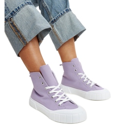 Lila Vinka High-Top-Sneaker