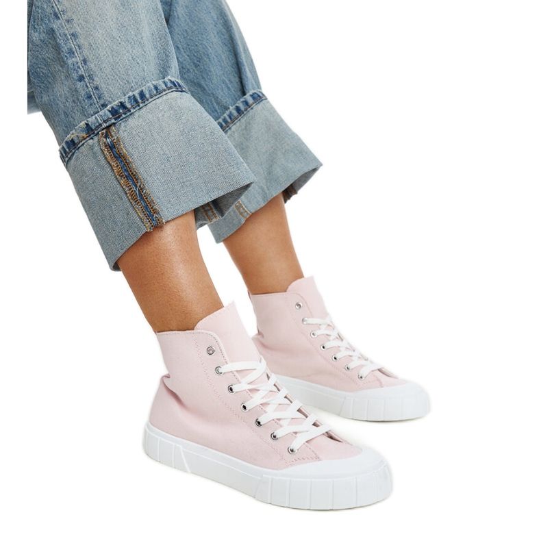 Pinkfarbene Vinka-High-Top-Sneaker rosa