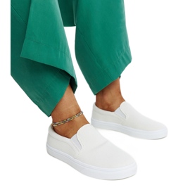 Weiße Stoffsneaker von Suraya