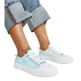 Blaue Stoffsneaker von Jerina