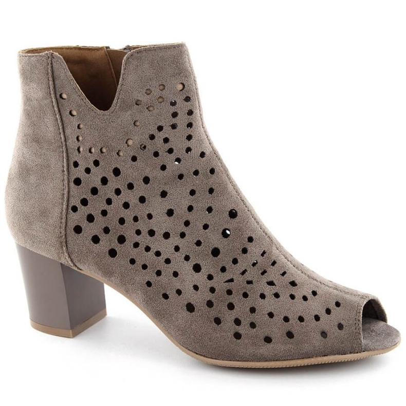 Jezzi W JEZ429B Wildleder-Stiefeletten, braun