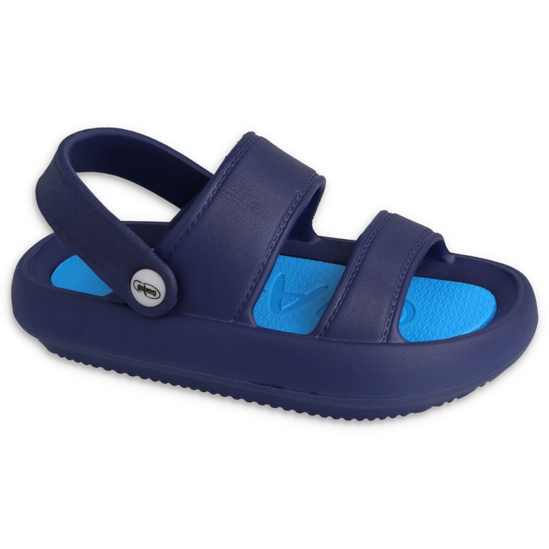 Befado Schaumstoff-Sandalen für Kinder – Dunkelmarineblau/Blau 069X008