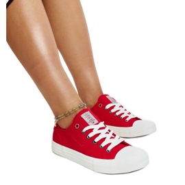Rote Cross Jeans-Sneaker für Damen