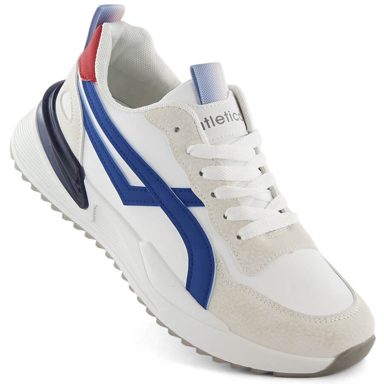 Weiße Herren-Schnürsportschuhe Atletico 23721