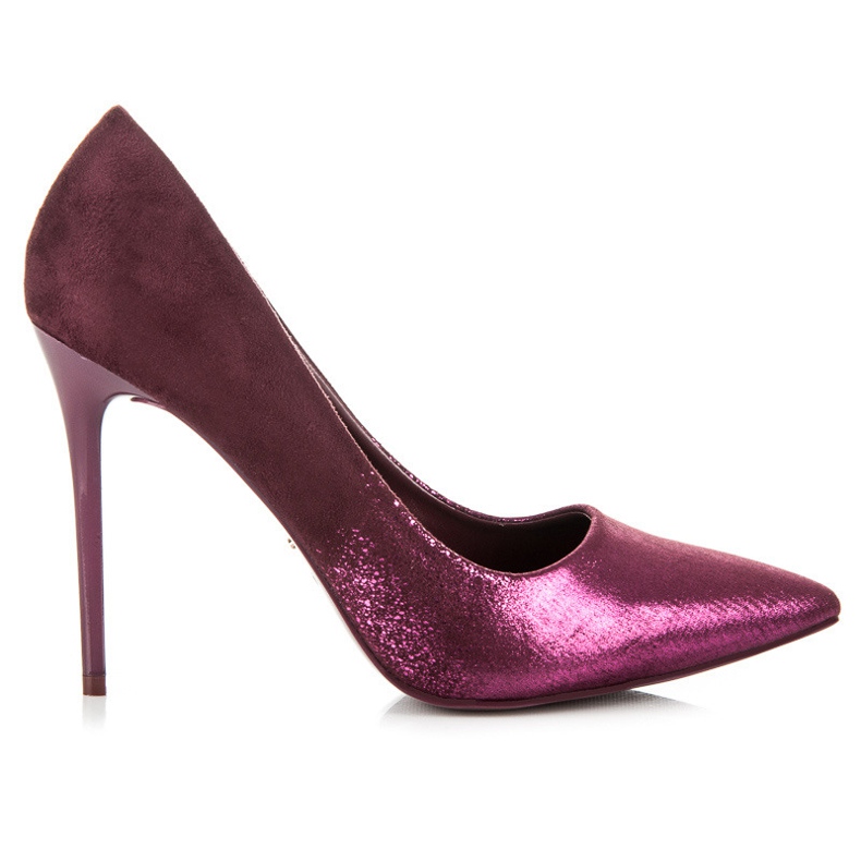 Vices Glänzende Pumps rosa