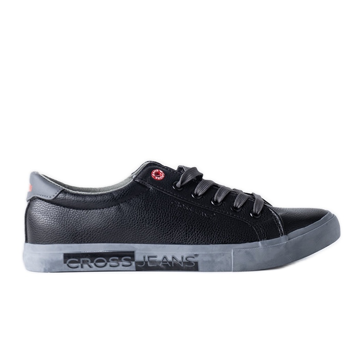 Schwarze und graue Herren-Sneaker von Cross Jeans