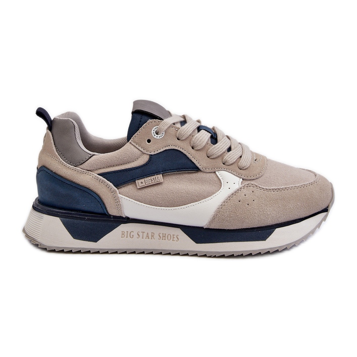 Herren-Sneaker Memory Foam System Big Star NN174348 Grau