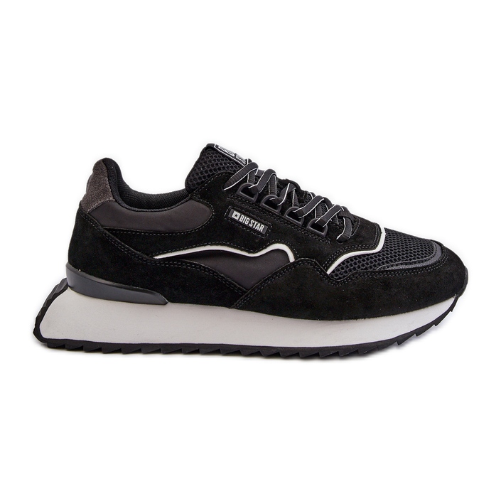 Herren-Sneaker Big Star NN174321 Memory Foam System Schwarz