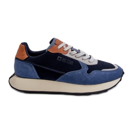 Herren-Sneaker Memory Foam System Big Star NN174356 Marineblau