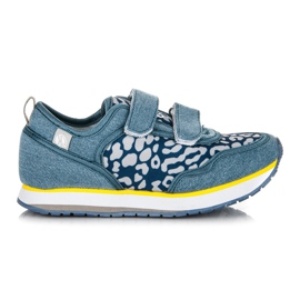 Kylie Denim-Turnschuhe blau