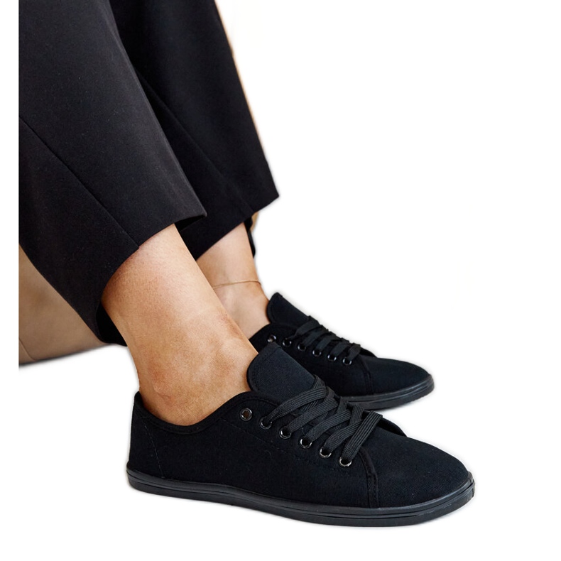 Schwarze klassische Ramira-Sneaker