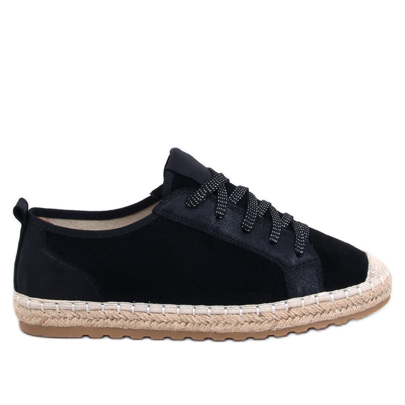Felix Schwarze Espadrille-Sneaker