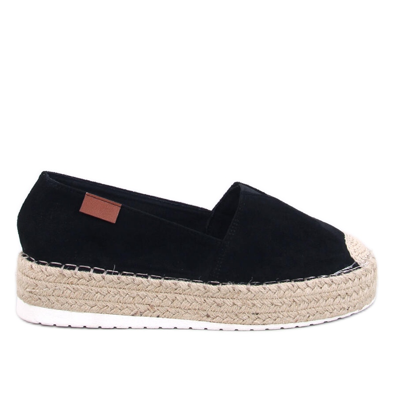 Alain Black Damen-Espadrilles schwarz