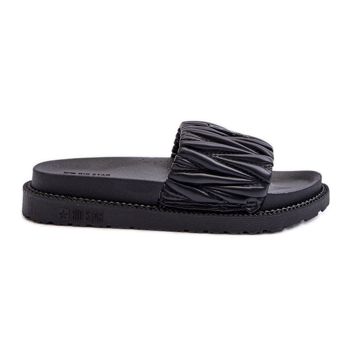 Damen-Flip-Flops auf der Big Star-Plattform NN274A745 Schwarz