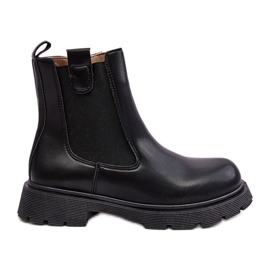Damen-Chelsea-Stiefel mit Reißverschluss, Black Ramhel schwarz