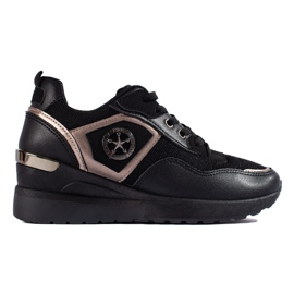 Schwarze Sportschuhe für Damen