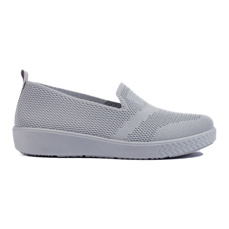 Graue Slip-On-Sneaker