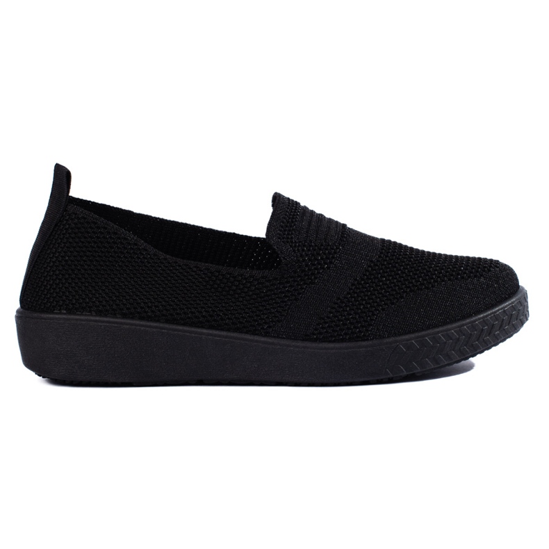 Schwarze Slip-On-Sneaker