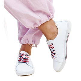 Vinceza-Sneaker aus weißem Leder